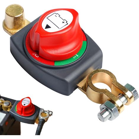 12-V-Batterieschalter – Batterie-Hauptschalter – Batterie-Hauptschalter – Für Boot, Motorrad, Yacht, Auto, Bus, Wohnmobil, UTV-Fahrzeug