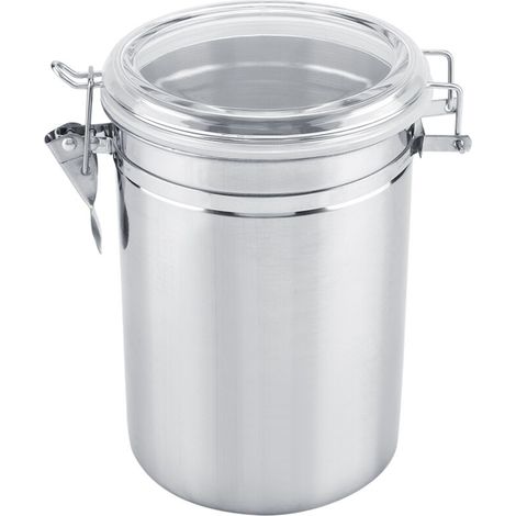 Contenitore ermetico in acciaio inox per caffè, tè e zucchero (1800 ml) (1/4)