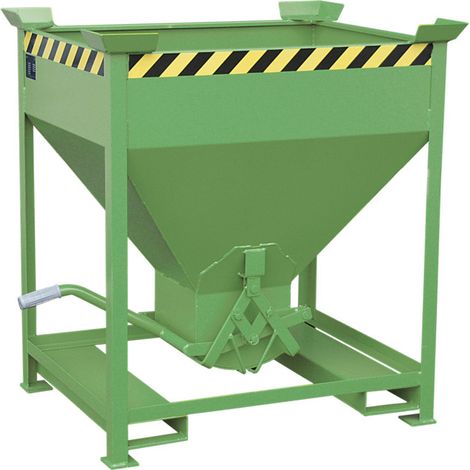 Bauer Südlohn conteneur silo SG 375, verni, vert réséda