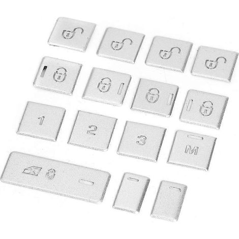 15-teiliges Set Türfensterschalter-Knopfabdeckungen passend für Range Rover Sport 14-17