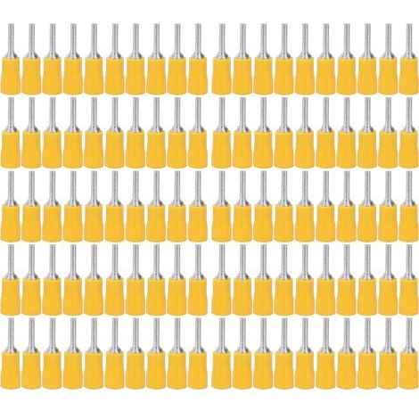 Kit de 100 cosses à sertir pour câbles 12-10 AWG (PTV5.5-13) (1/5)
