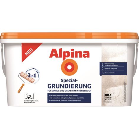 Alpina Spezial-Grundierung 3in1 5 kg weiß (1/2)