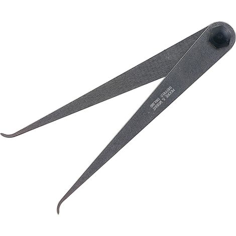 Moore & Wright 3306R Firm Joint Inside Caliper, 150mm (6-inch), Precision Measuring Tool with Retail Packaging