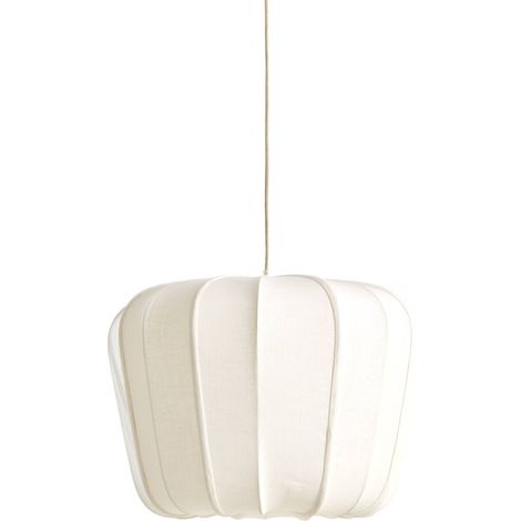 Light & Living - hängeleuchte - Zubedo - weiß - textil - Ø 60cm -
