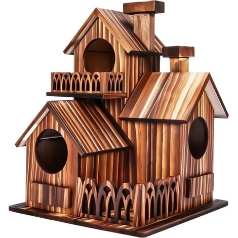 aus Holz Gehege Balkon Plattform Hütte zum Aufhängen im