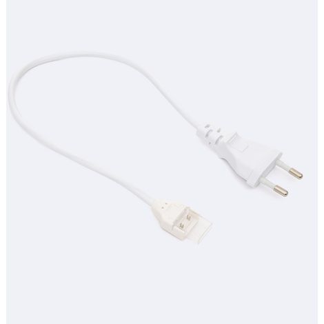 Cavo di Connessione per Striscia LED Senza Raddrizzatore 220V AC SMD 120 LED/m SILICONE FLEX Larga 12mm Bianco