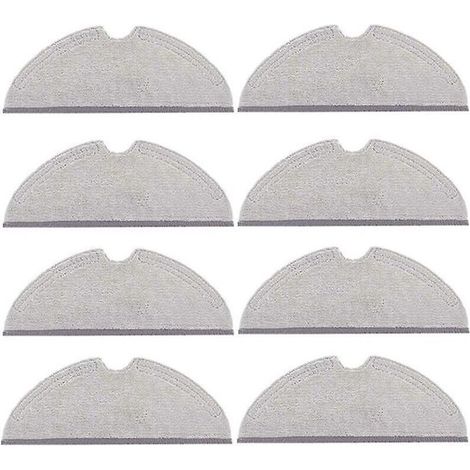 Fregona, 8 piezas, Accesorios de repuesto compatibles con aspiradoras Xiaomi Roborock S5, S50, S51, S55, S6, S6 Maxv, S5 Max, Q7 Max / Q7 Max+ (1/5)