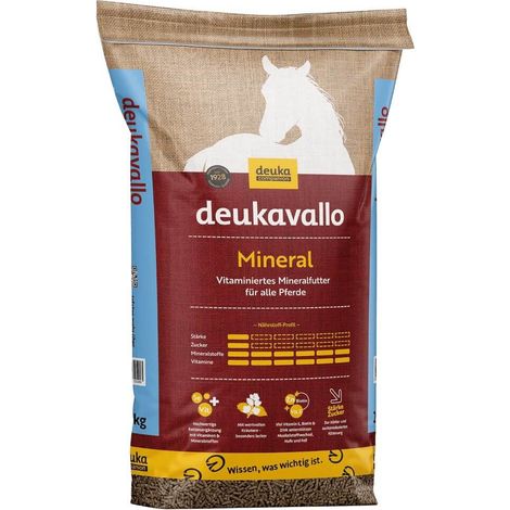 Deukavallo Mineral 20 kg Vitaminiertes Mineralfutter Pferdefutter (1/5)