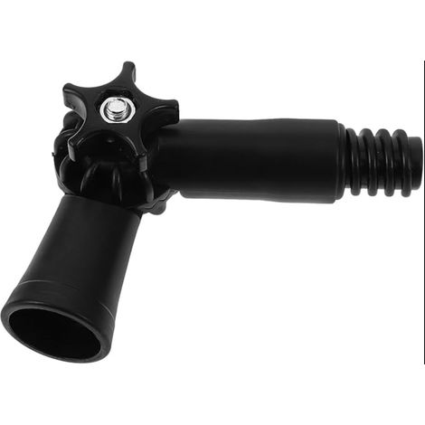 Adaptateur d'angle Articulé pour Perche Télescopique, Joint Rotatif à Filetage, Rallonge de Balai pour Nettoyage de Fenêtre, Brosse à Toiles d'Araignée et Plumeau (1/5)