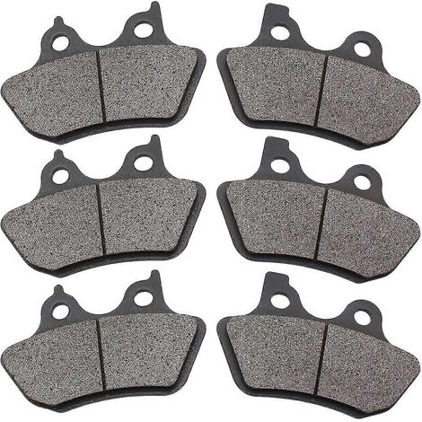 Lot de 6 plaquettes de frein avant et arrière pour Harley-Davidson Vrsca/vrscb V-Rod (1/5)