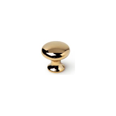 Blíster con 4 pomos redondos para mueble fabricado en zamak acabado oro mod.760 ø25mm REI