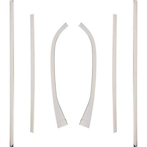 Cache vitre arrière en acier inoxydable, baguette décorative pour hayon compatible Tundra 2014-2021 (1/5)