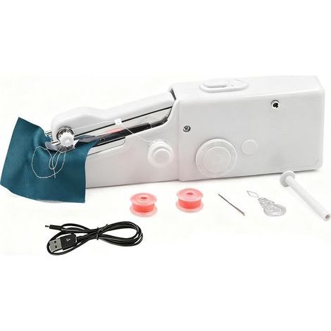 Machine à coudre portable mini, outil de couture portable pour débutants, idéale pour la maison ou les voyages. (1/5)