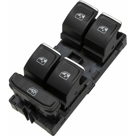 1 Interrupteur de fenêtre, Bouton lève-vitre, Compatible Golf Passat Touran, Référence 5G0959857 (1/5)