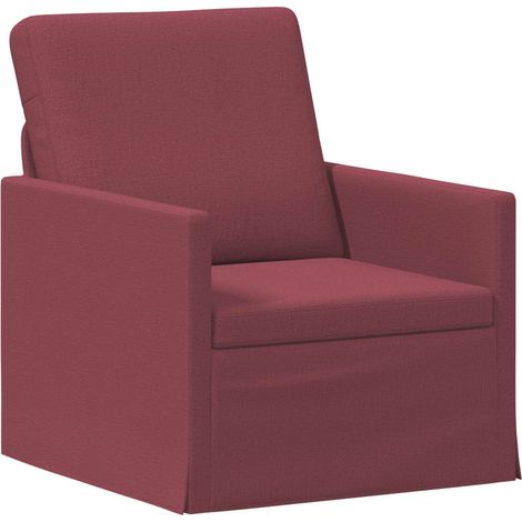 Fauteuil Bordeaux 70 x 81 x 82 cm Tissu vidaXL (1/5)