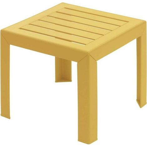 Grosfillex Miami Couchtisch Gelb Indien 40x40x39 cm