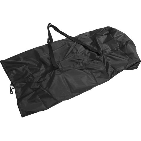 Wasserdichte Zelttasche mit 2 Tragegriffen, Bodenöffnung, UV-beständig, für Reisen und Sportausrüstung, Schwarz, 140 x 34 x 44 cm / 55,1 x 13,4 x 17,3 Zoll (1/5)