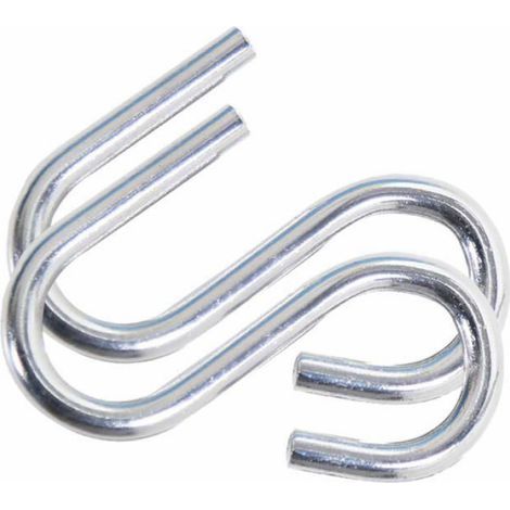 2 crochets hamac en S en acier inoxydable (lot de 2) – anti-corrosion, portables pour extérieur/intérieur (1/5)