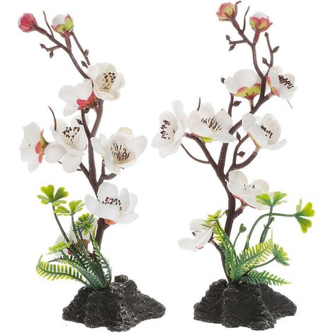 Lot de 2 assiettes décoratives pour restaurant japonais, assiettes à sushis décorées de fleurs de prunier (1/5)