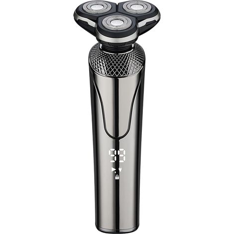 Tondeuse à Barbe Intelligente Nouvelle — Rechargeable, Affichage LCD, Haute Puissance, Lavable, Kit de Soins du Visage (1/5)