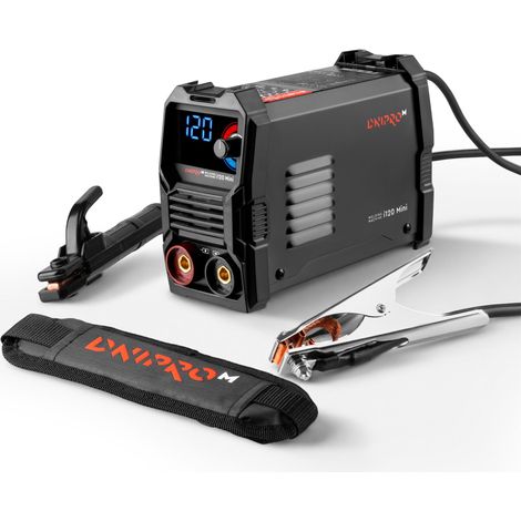 Poste à Souder Inverter MMA 120A 4800W 230V, Hot Start, Arc Force, Anti Stick et VRD, Écran LED. Électrodes 1,6-3 (1/5)