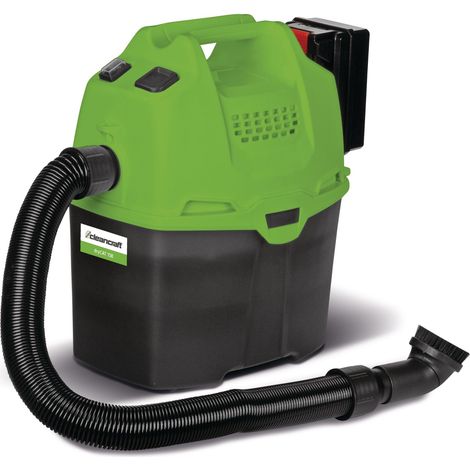 Aspirateur à sec avec bandoulière - Cuve plastique 5 L - Sur batterie lithium-ion 18 V 2,0 Ah - 63 dB(A) Cleancraft DRYCAT 15B