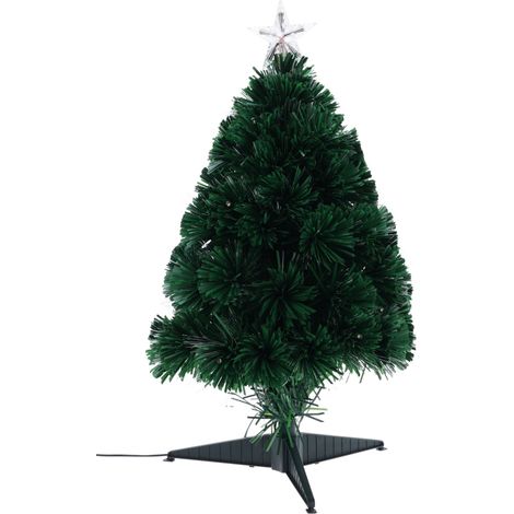 Dekorativer Weihnachtsbaum mit Lichtfasern, 60 cm