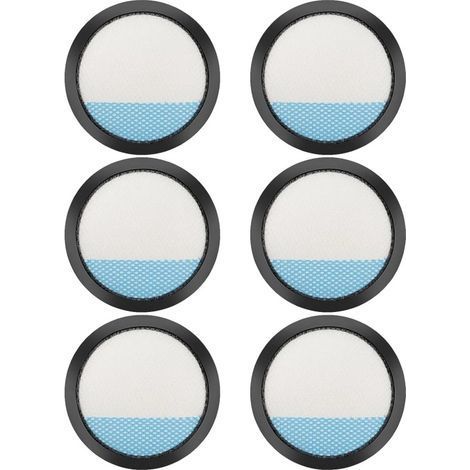 Lot 6 Filtres Lavables pour Aspirateur Sans Fil Ryobi PCL720, PBLSV716, PBLSV717 (1/4)