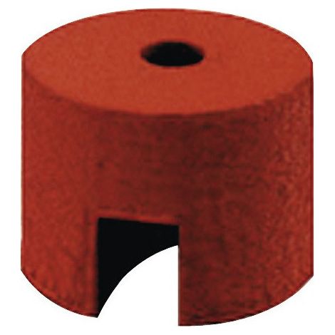 Aimant bouton D25,4xH15,9 mm avec surface dadhérence cannelée adhérence 34 N
