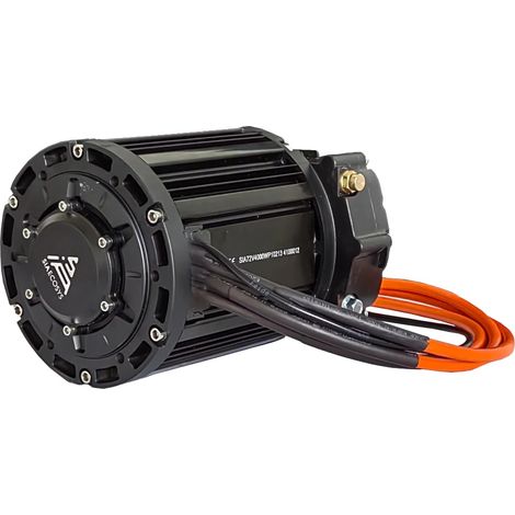 Motor de accionamiento central, potencia nominal 4000 W, relación de transmisión 1:2,35, eficiencia máxima 93 %, grado de protección IP66, peso 16 kg. (1/5)