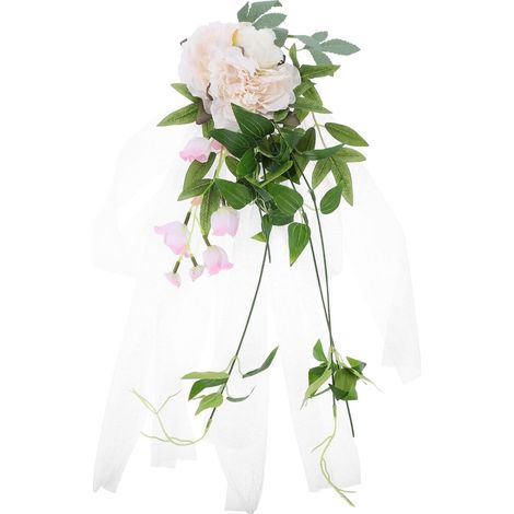 Décoration de Chaise Fleurs pour Ornement Église Décor de Fête Accessoires Événementiels Élégance et Beauté pour Cérémonies (1/5)