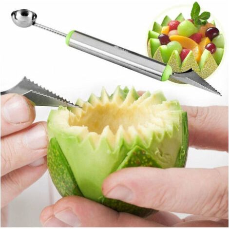 Couteau à Sculpter à Deux Têtes Pour Les Boules De Décoration De Fruits