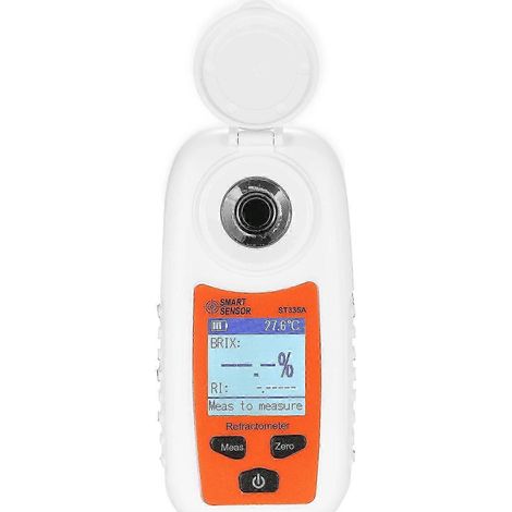 Réfractomètre numérique SMART SENSOR ST335A, testeur de pourcentage de sucre ATC (0-35 %), détecteur de concentration de sucre, saccharomètre à miel simple WHBYV (1/4)