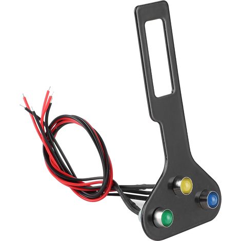 6mm 12V DC Voyant Lumineux Jaune Bleu Vert pour Voiture Camion Bateau Moto (1/5)