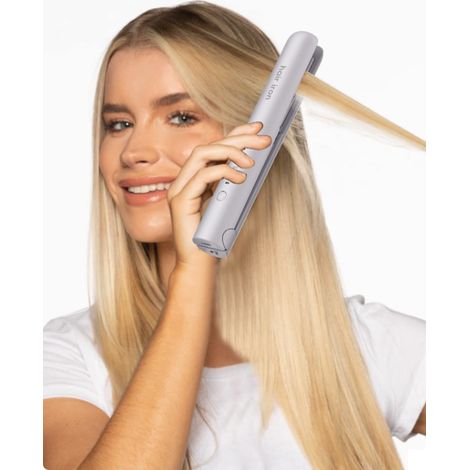 Petit fer à lisser sans fil, double fonction boucles et lissage, pour frange, rechargeable, portable, MINI (1/5)
