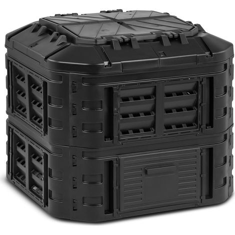 Composteur de jardin 600 litres polypropylène haute qualité (1/5)