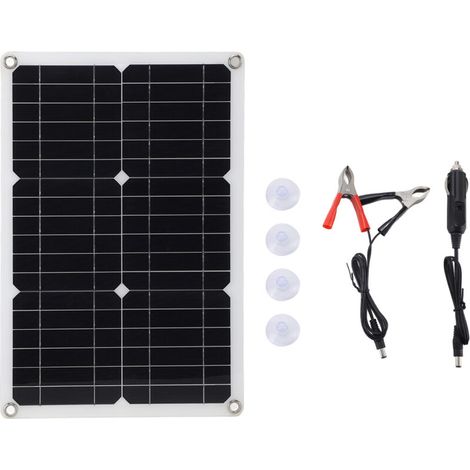 Rendement monocristallin semi-flexible de panneau solaire de 18V 20W imperméable pour le bateau de yacht de camping-car de voiture (1/5)