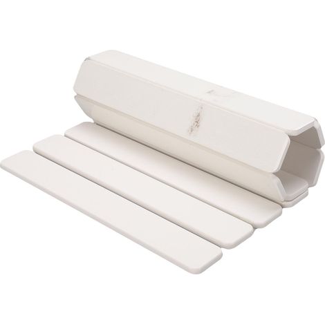 Tapis égouttoir à vaisselle en pierre pour plan de travail, en terre de diatomées, pliable, absorbant et multifonctionnel, blanc. (1/5)