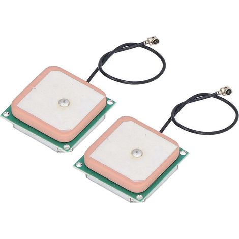 2 Stück passive GPS-Antenne, Keramik, hohe Verstärkung 28 dBi, GPS-Modul für Bushaltestellenansagen
