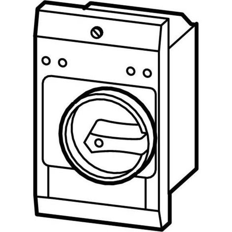 Eaton E-PKZ0-G 072907 Alloggiamento vuoto Incasso, con selettore rotativo (L x L x A) 80 x 85 x 129 mm Grigio, Nero 1 p (1/3)