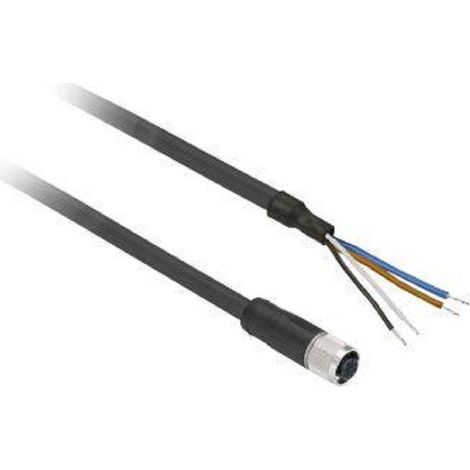 Shneider connettore con cavo 10 mt. 5p m12 dritto femmina xzcp1164l10