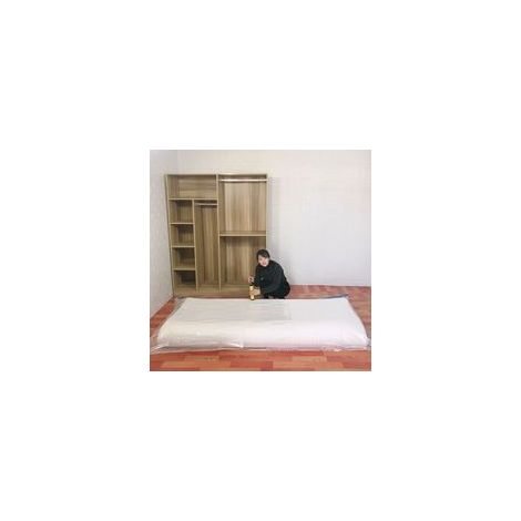 Sacs sous vide pour matelas pour déménagement - Sac de rangement pour matelas - Sacs de rangement sous vide peu encombrants pour matelas extra-large en latex/éponge robuste - Protecteur de couvre-mate