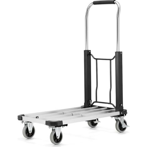 Carro de plataforma plegable de aluminio HIGHER de 150 kg para transporte y almacenamiento. (1/4)