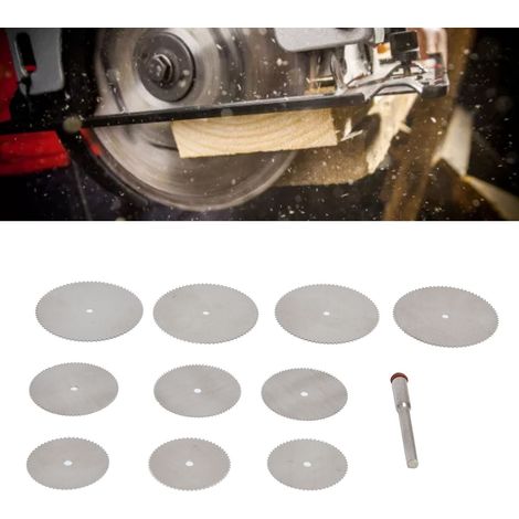 Set mit 11 Trennscheiben aus Edelstahl für Mini-Kreissägen und elektrische Rotationsschleifwerkzeuge (1/5)