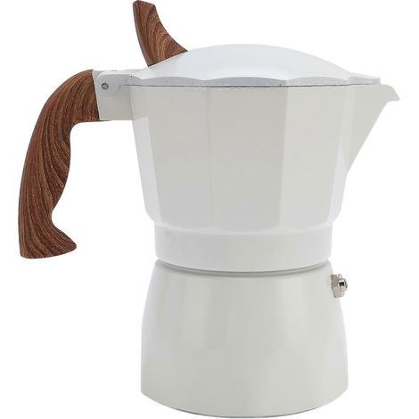 Cafetière Italienne 80ml Double Valve Extraction Efficace Percolateur à Moka pour Plein Air Camping Cuisine (1/5)