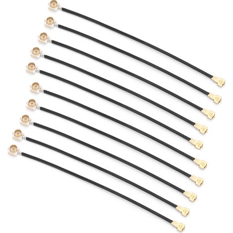 10 Pièces Connecteur IPEX-4 MH4 Gen4 UFL Femelle vers Câble IPEX-1 pour Carte WiFi Intel AX200/9260/8265 (1/5)