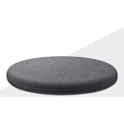 Coussin de chaise rond 40 × 40, galette de chaise ronde, revêtement de chaise, tissu en coton tricoté, confortable et respirant, universel pour toutes les saisons. (1/5)