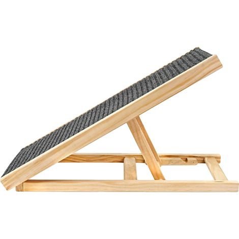 Rampe pour chien, Design antidérapant, Hauteur réglable, Taille S (1/2)