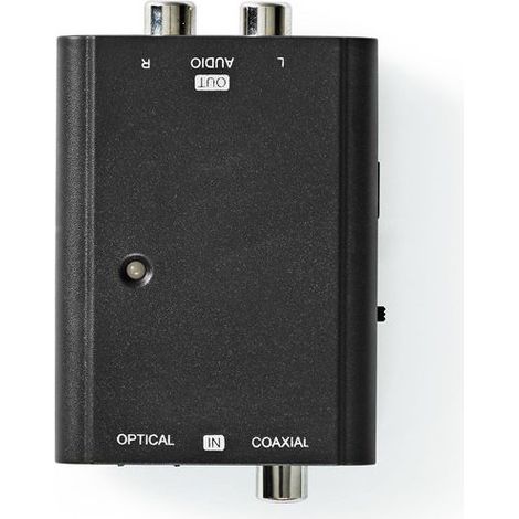 Convertisseur audio digital Deux voies Entrée de connexions: 1x S/P NEDIS - ACON2509BK (1/5)
