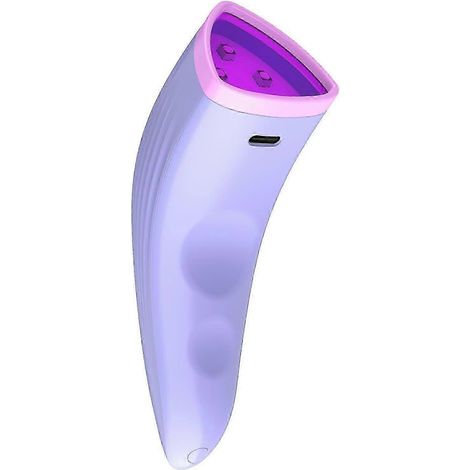 Appareil LED anti-acné pour un traitement ciblé de l'acné avec lumière rouge et bleue - GSL (bleu) (1/5)